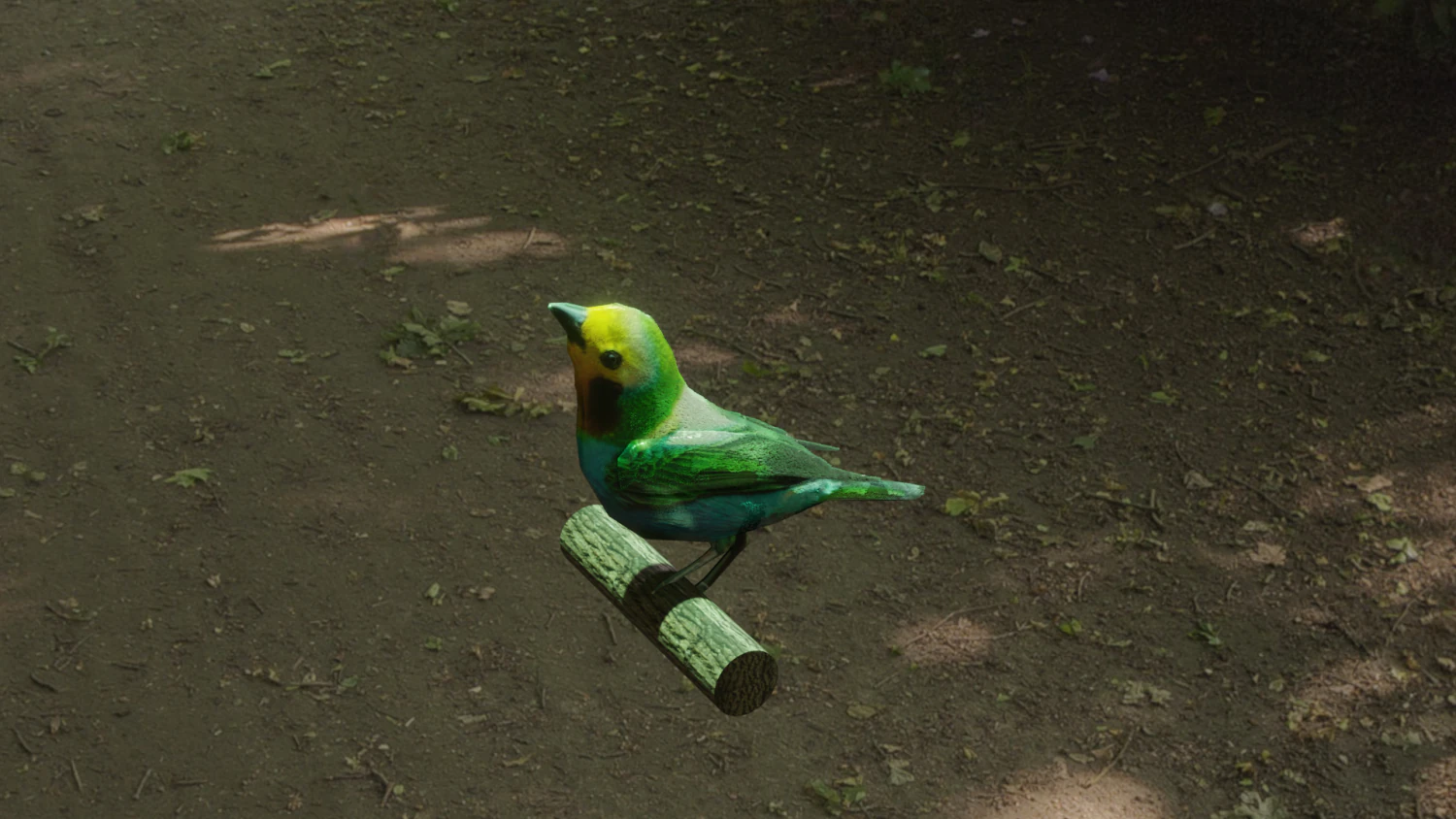 uccello Modello 3D .c4d .max .obj .3ds .fbx .stl .blend 