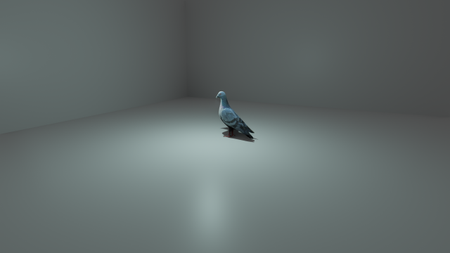 pigeon Model 3D .c4d .max .obj .3ds .fbx .stl .blend 