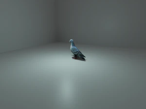 Pombo Modelo 3D