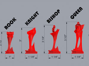 chessfioredesign stl 3D 프린트 모델