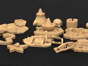 game island Modelo de impresión 3D
