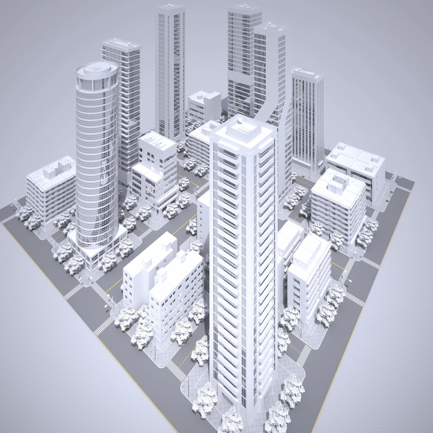 cityblock 3D Model .c4d .max .obj .3ds .fbx .stl .blend