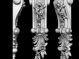 of classical bracket 3D 모델