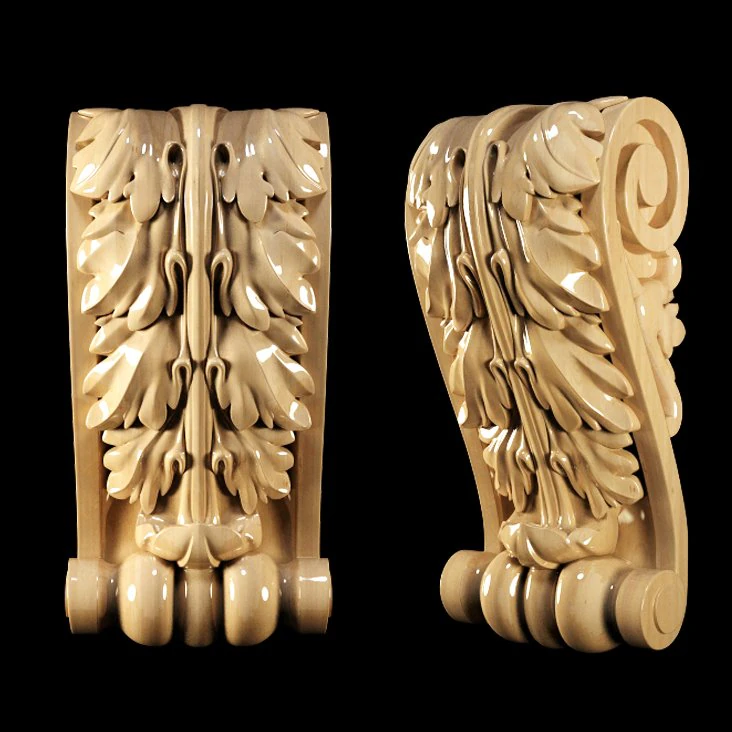 classical carved bracket 3D Model .c4d .max .obj .3ds .fbx .stl .blend 