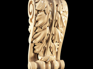 classical carved bracket 3D Model
