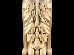 classical carved bracket 3D Model