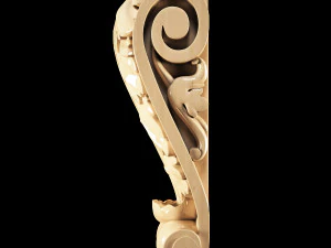 classical carved bracket 3D Model