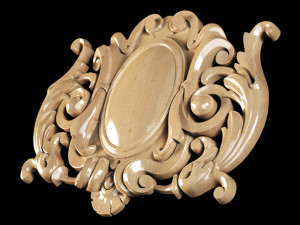 classical cartouche 3D Модель