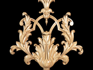 baroque classical carving 3D Model