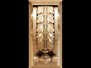 classic carved bracket Modèle 3D
