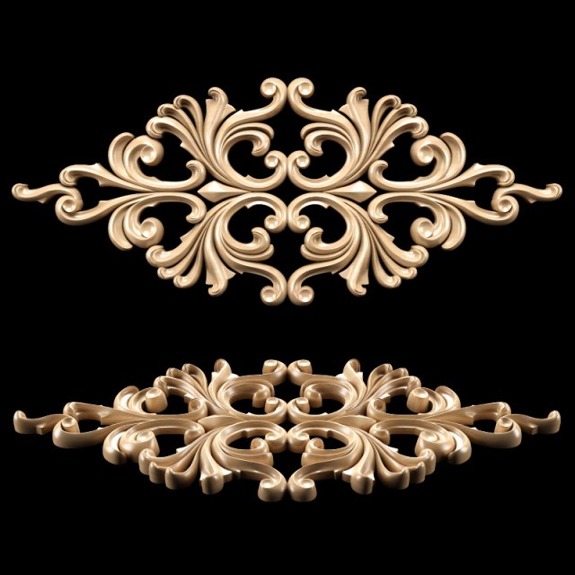 empire style carving 3D-Modell .c4d .max .obj .3ds .fbx .stl .blend 
