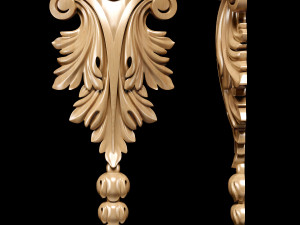classic style carving Modelo 3D