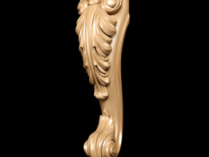 classic carved leg 3D Model