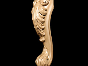 classic carved leg 3D Model