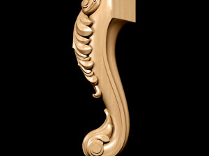 classic carved leg 3D Model