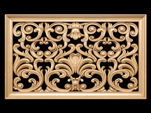 classical decorative screen 3D मॉडल