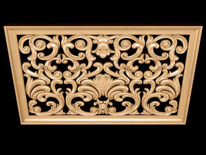 classical decorative screen 3D मॉडल