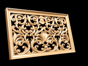 classical decorative screen 3D मॉडल