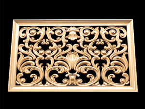 classical decorative screen 3D मॉडल
