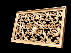 classical decorative screen 3D मॉडल
