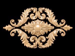 ukiran gaya klasik Model 3D