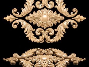 classic style carving 3D Model