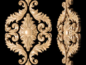 classic style carving 3D Model