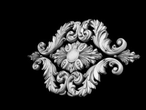 classic style carving Modèle 3D