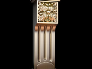 Classic carving bracket STL file included 3D मॉडल