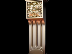 Classic carving bracket STL file included 3D मॉडल