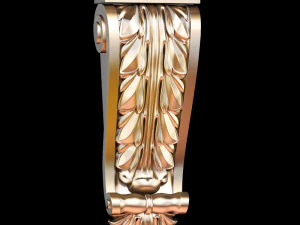 Classic carving bracket antique style STL file included 3D Model