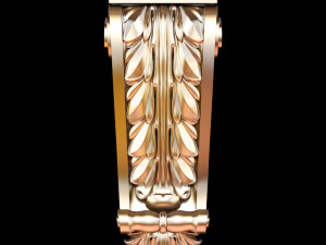 Classic carving bracket antique style STL file included 3Dモデル