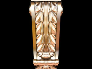 Classic carving bracket antique style STL file included 3D Model
