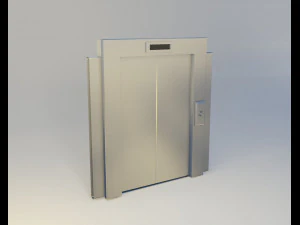 Aufzug und T&uuml;r 3D Modell