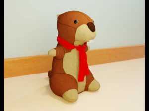 oso de peluche marmut Modelo 3D