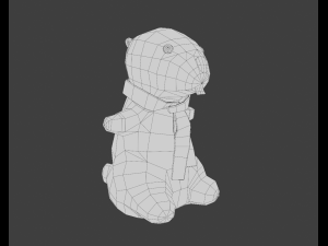 marmut teddy bear 3D Model