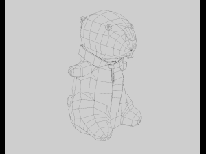 marmut teddy bear 3D Model