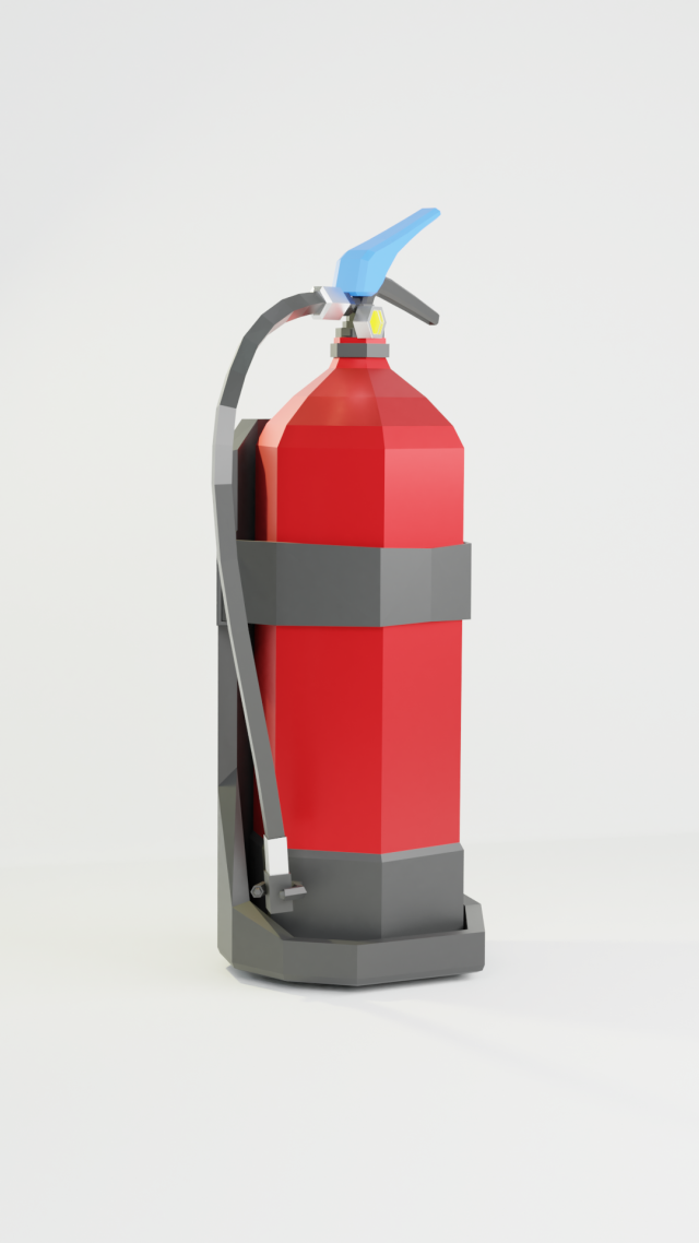 fire extinguisher 3D Модель .c4d .max .obj .3ds .fbx .stl .blend 