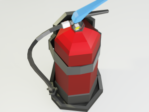 fire extinguisher 3D Модель