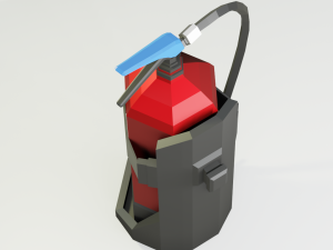 fire extinguisher 3D Модель