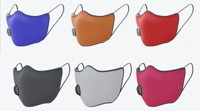male and female modern face mask 3D Model .c4d .max .obj .3ds .fbx .stl .blend 