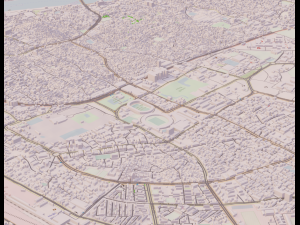dhaka detailed city center 3D Модель