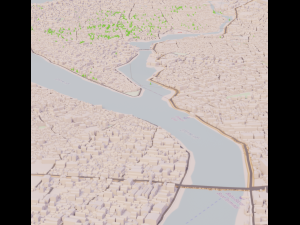 dhaka detailed city center 3D Модель