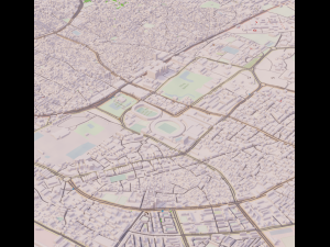 dhaka detailed city center 3D Модель