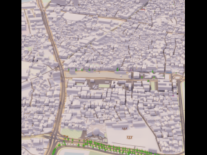 dhaka detailed city center 3D Модель