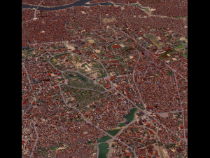dhaka detailed city center 3D Модель