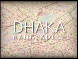 dhaka detailed city center 3D Model