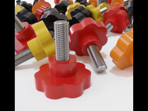 clamping bolt 3 colors 3D Model