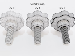 clamping bolt 3 colors Modelo 3D