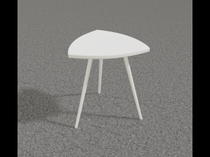 5 in 1 realistic wooden chair 3D Model